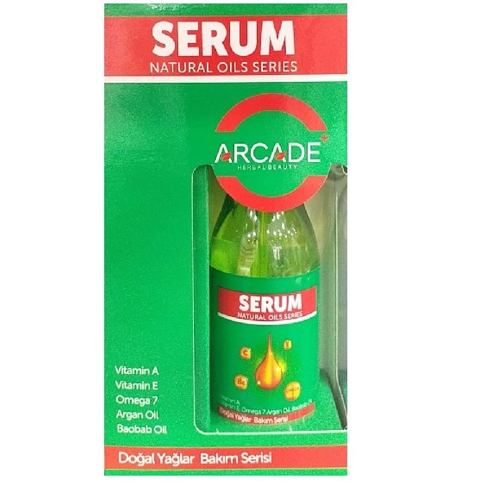 ARCADE SAÇ BAKIM DOĞAL YAĞLAR SERUM 100 ML