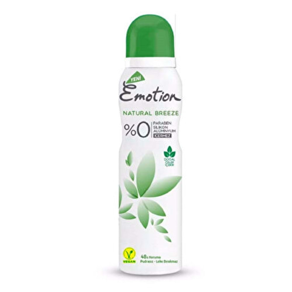 EMOTİON DEODORANT NATUREL BREEZE 150 ML