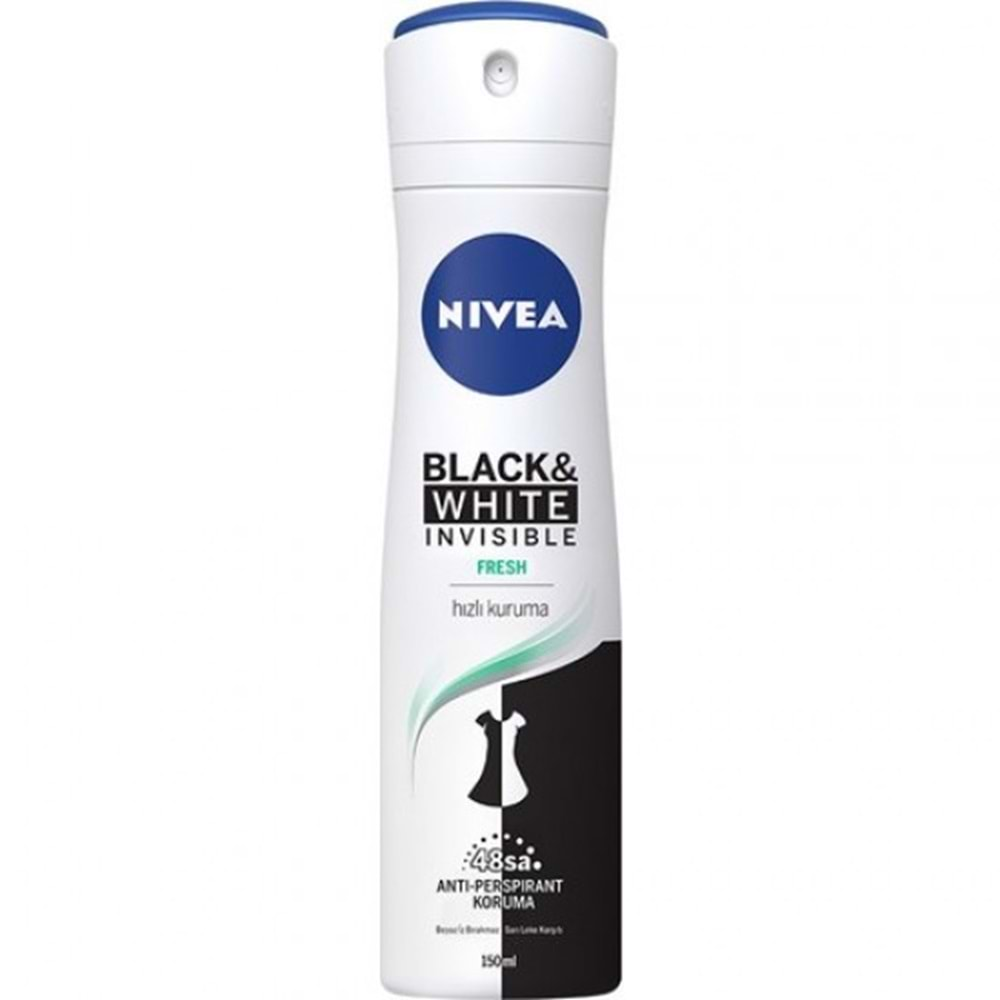 NIVEA BLACK WHITE FRESH 150 ML