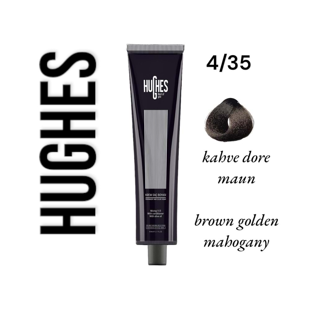 HUGHES SAÇ BOYASI 60 ML 4-35