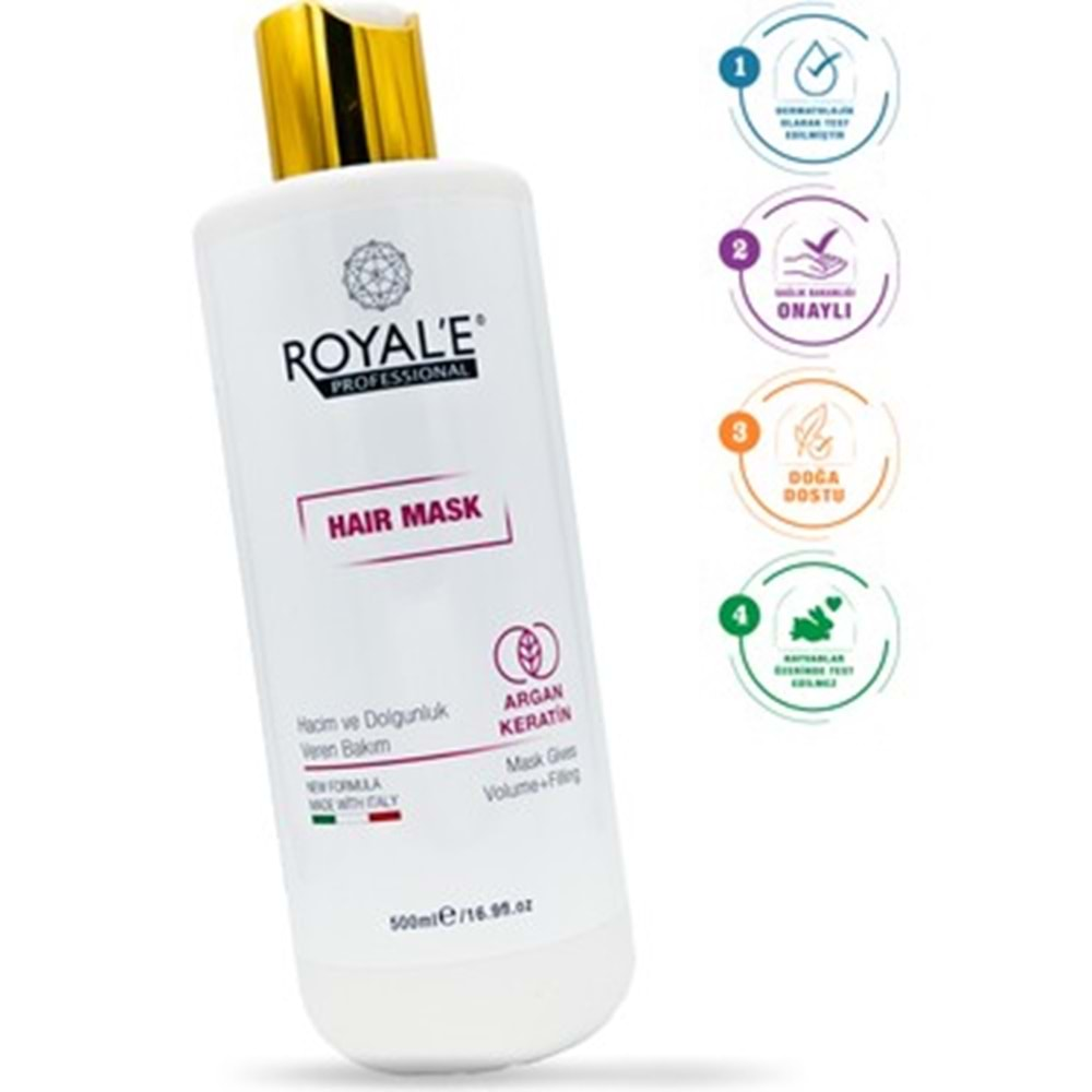 ROYAL'E ARGAN KERATİN MASKE 500 ML