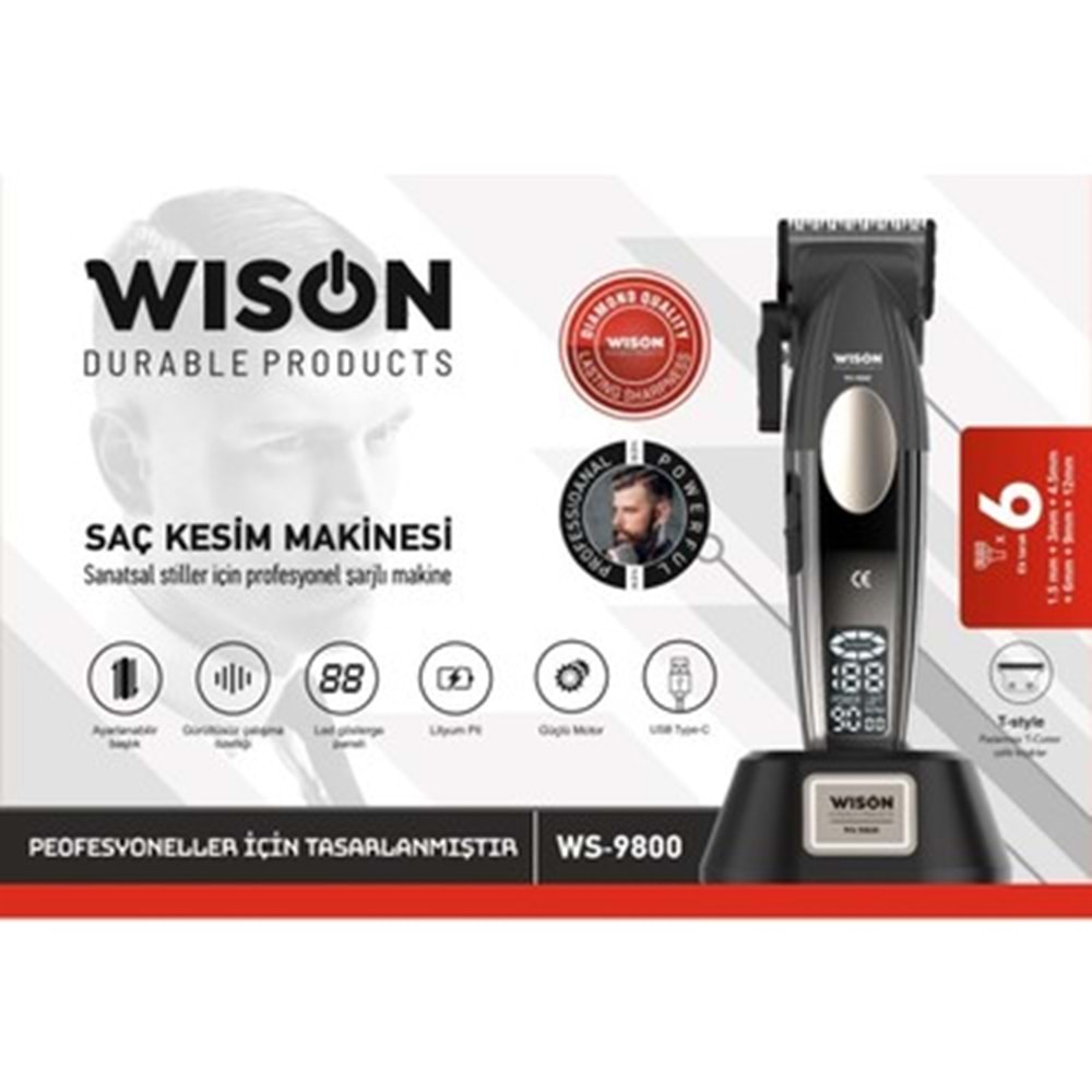 WISON TRAŞ MAKİNASI WS 9800