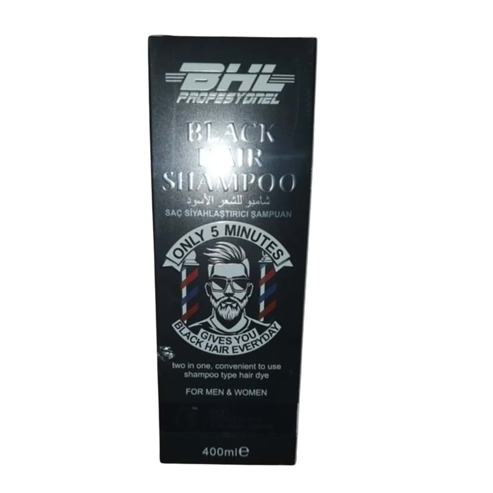 BHL BLACK HAIR SHAMPOO 400 ML